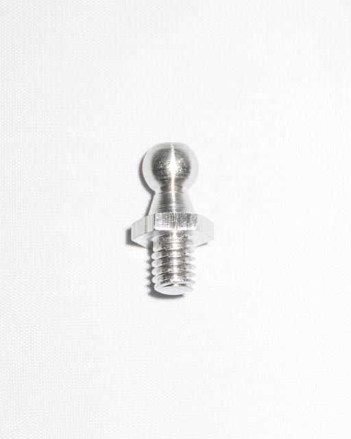 S12-S - 10mm 304 Stainless Steel Ball Stud 0.38" Thread Length