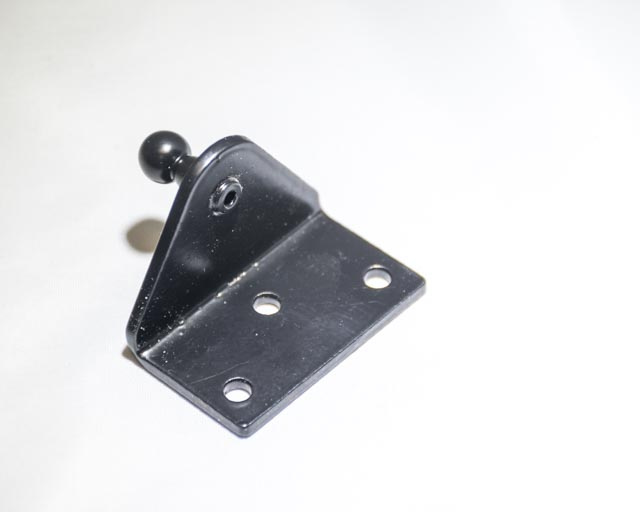 B3-P - L Bracket Black Powder Coated 10mm Ball Stud